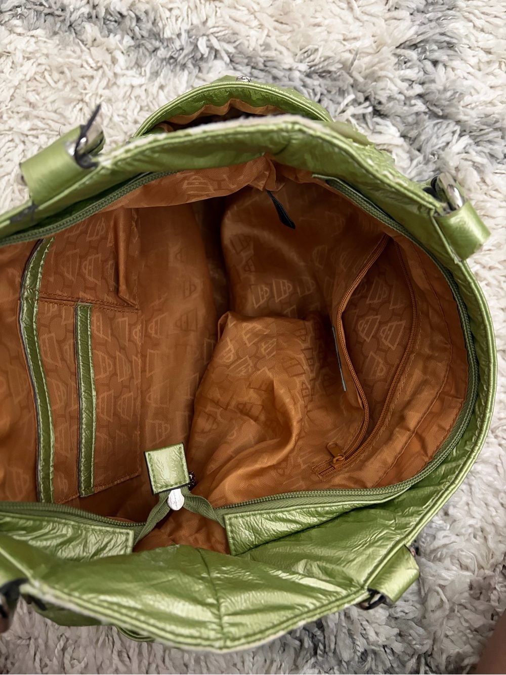 Kathy Van Zeeland Purse Y2K Green - Picture 4 of 12